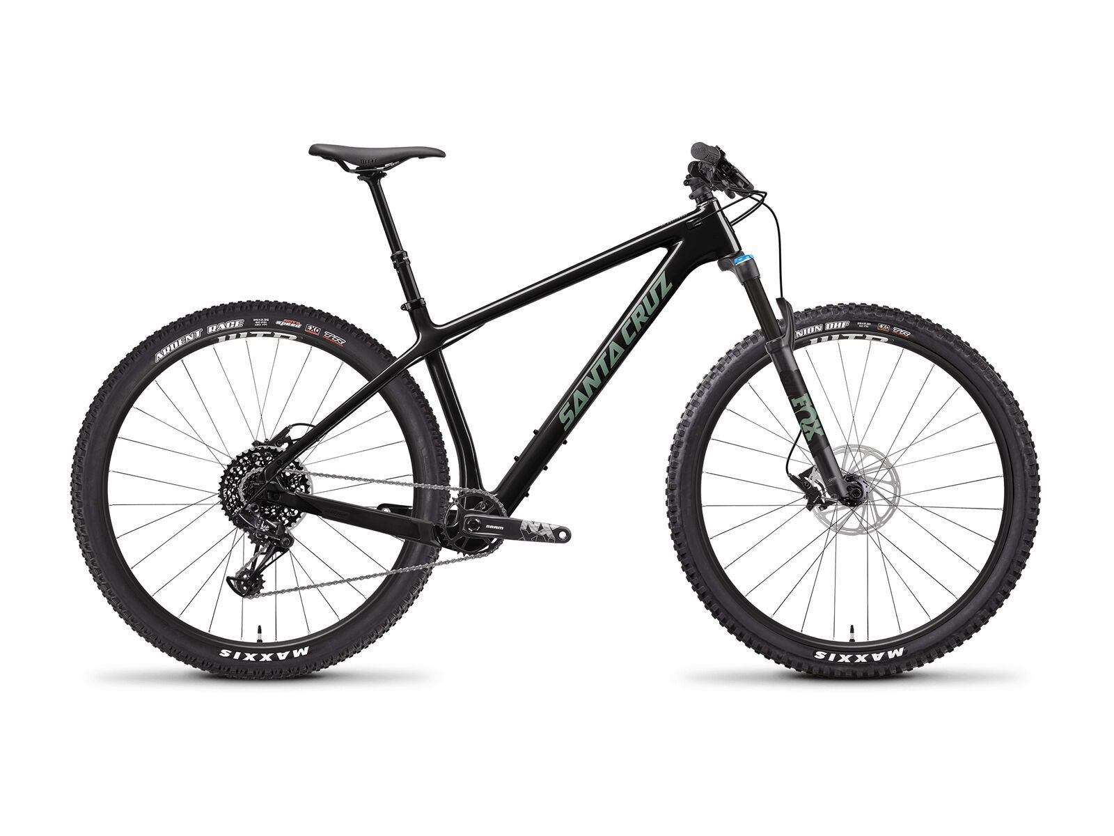 Santa Cruz Chameleon C R 29, gloss carbon and green - Bild 1