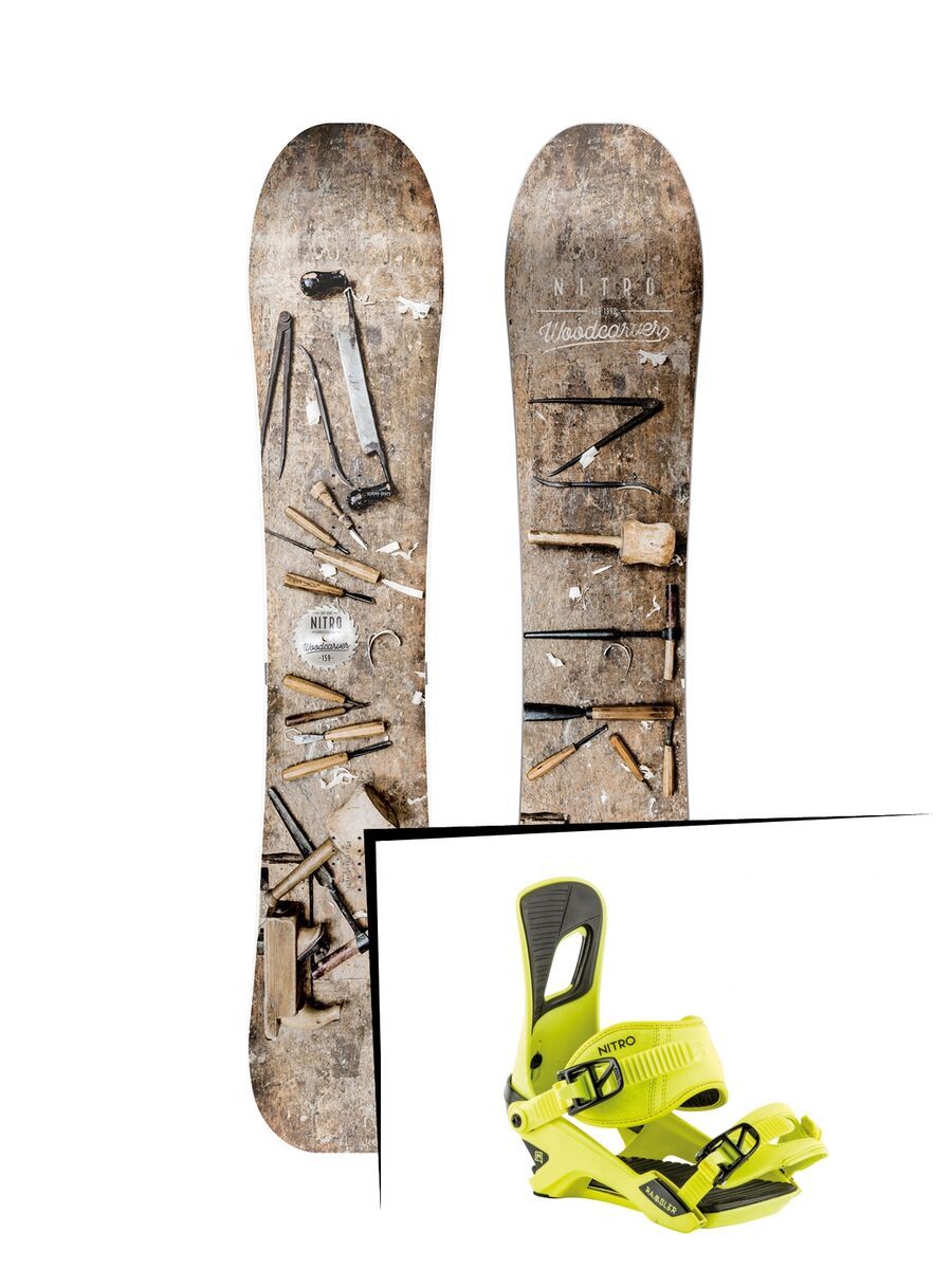 Set: Nitro Woodcarver 2019 + Nitro Rambler muted brights series toxic - Bild 1