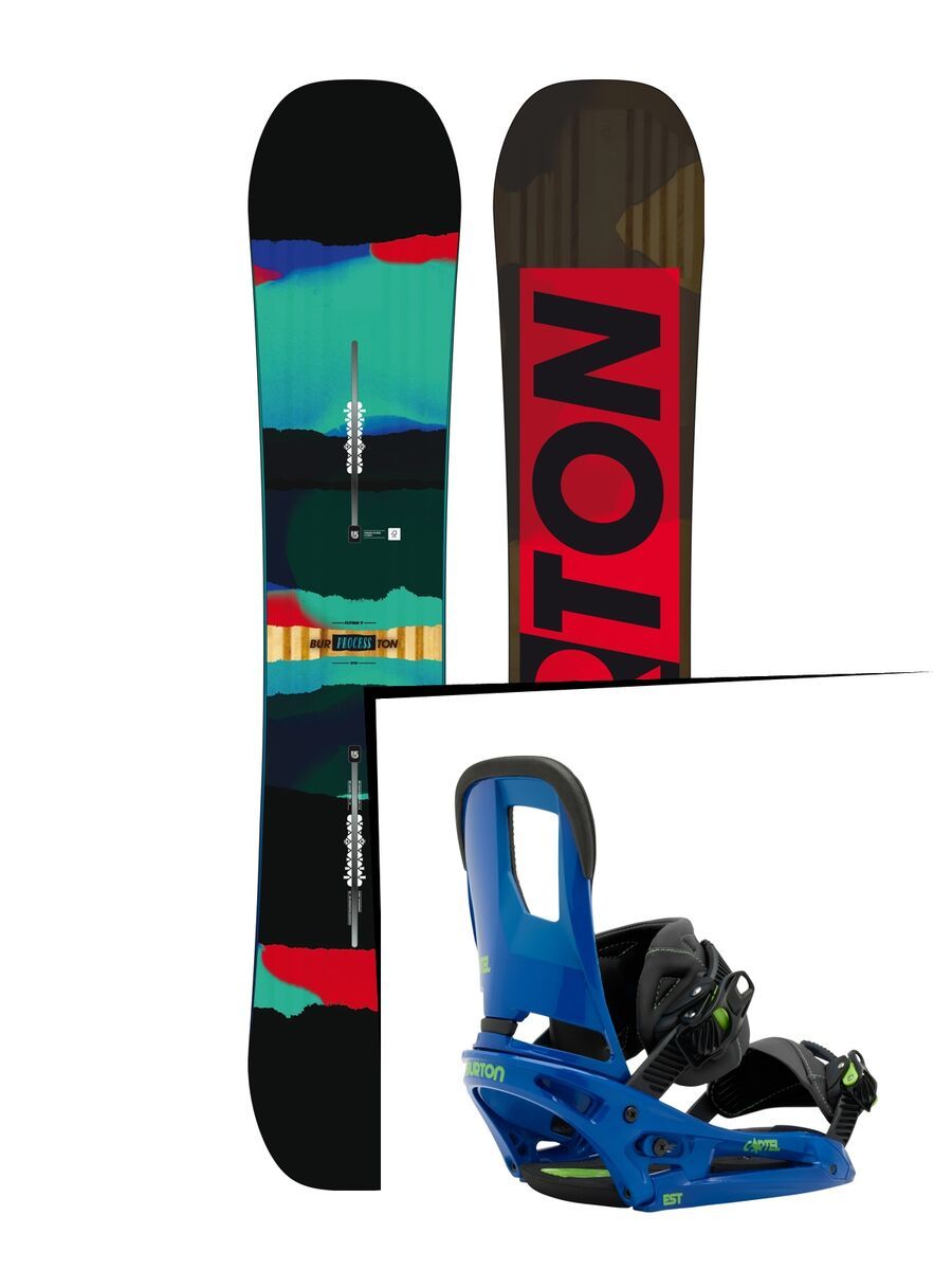 Burton Set: Process Flying V Wide 2016 + Burton Cartel EST - Bild 1