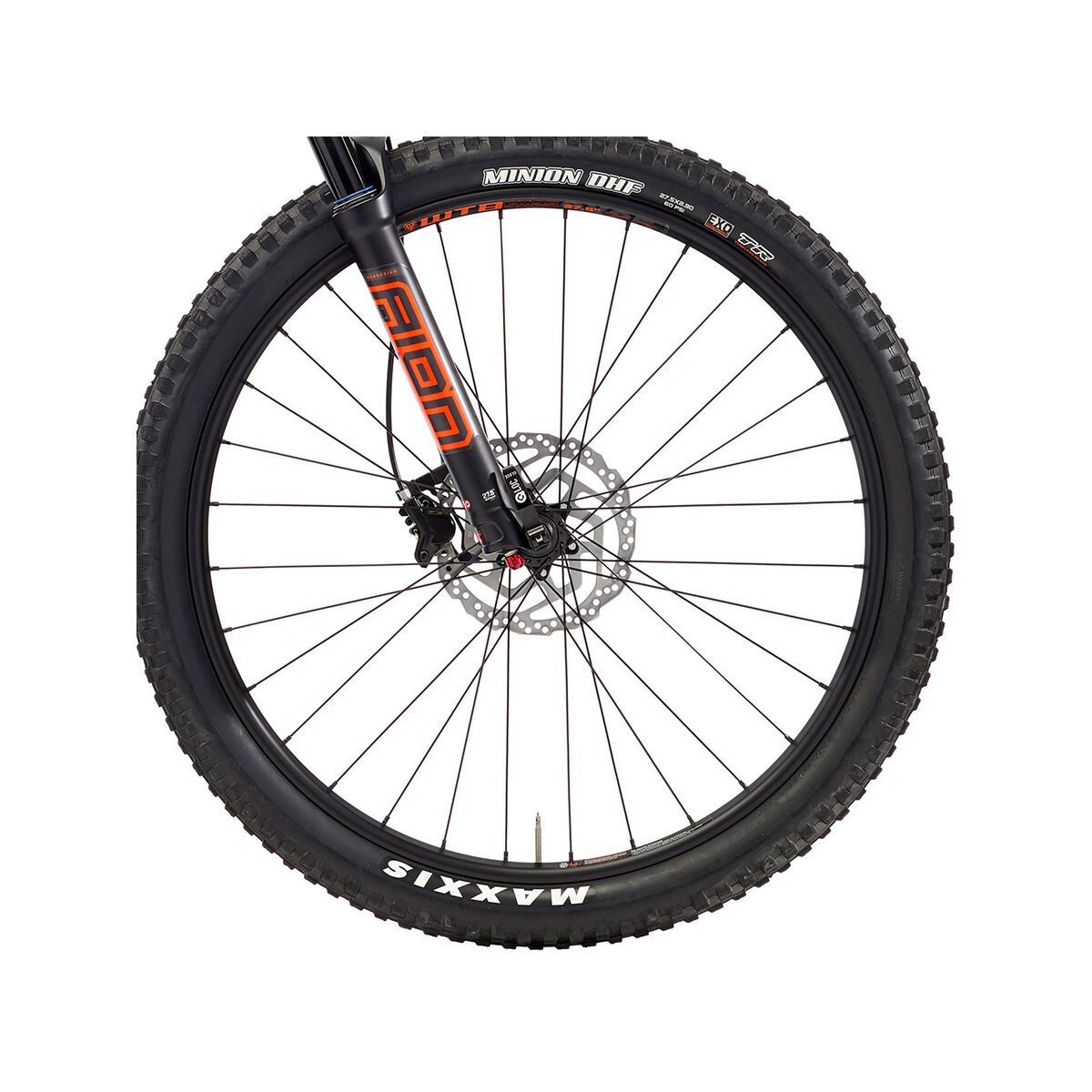 Kona Process 153 SE, matt charcoal w/ black & orange decals - Bild 3