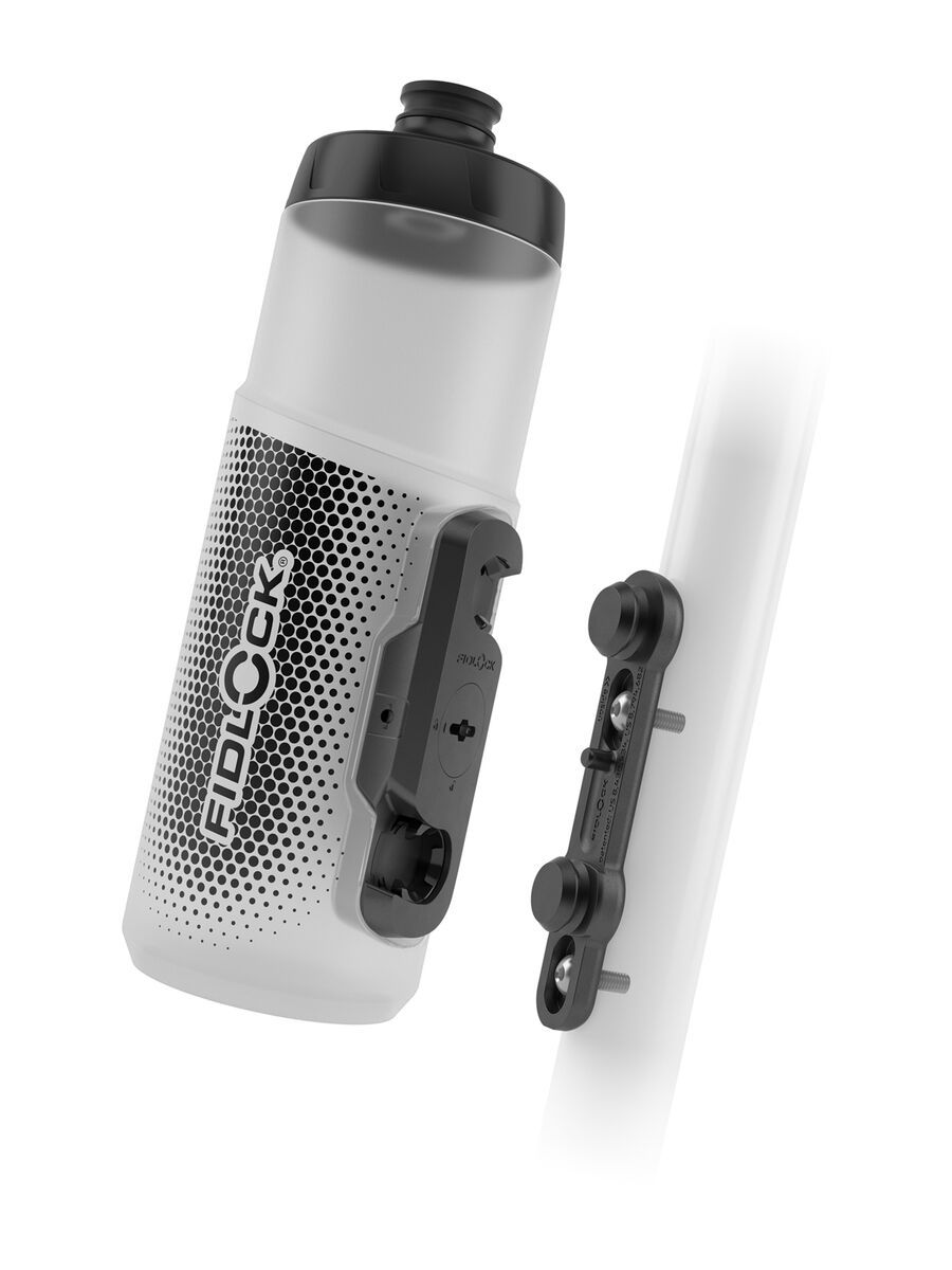 Fidlock Twist Bottle 600 + Bike Base, transparent clear - Bild 1