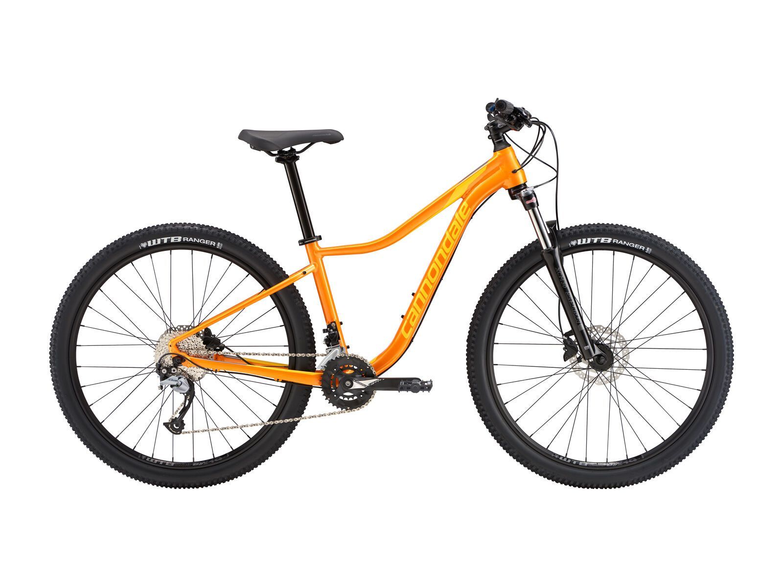 Cannondale Trail Women's 3 - 27.5, tangerine w/ hot yellow and meteor gray - gloss - Bild 1