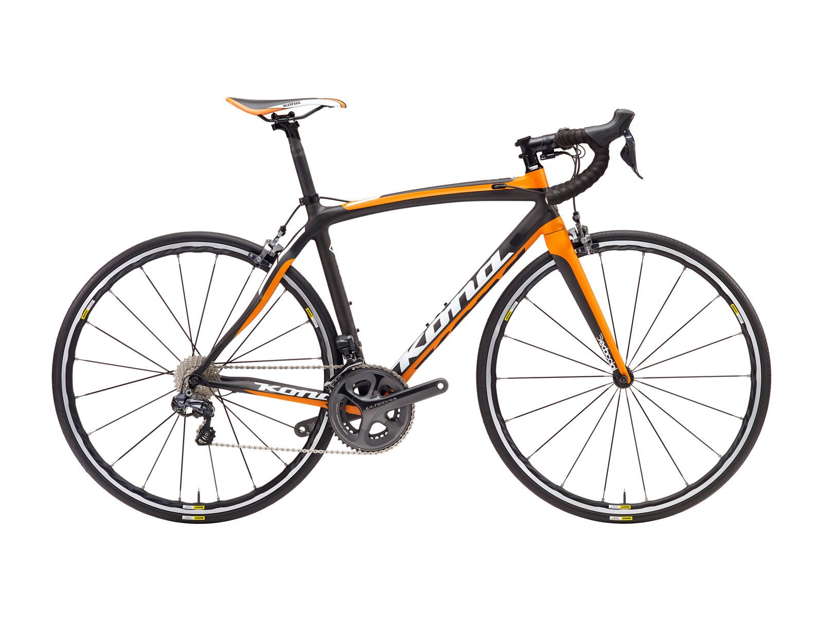 Kona Zing CR, matt carbon w/ team orange & white decals - Bild 1