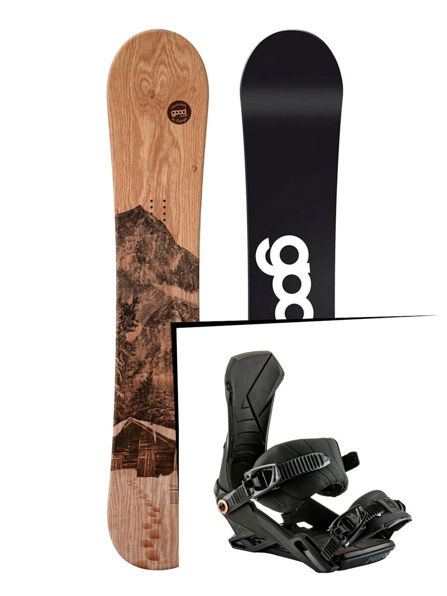 Set: goodboards Wooden 2017 + Nitro Team (1691157S) - Bild 1