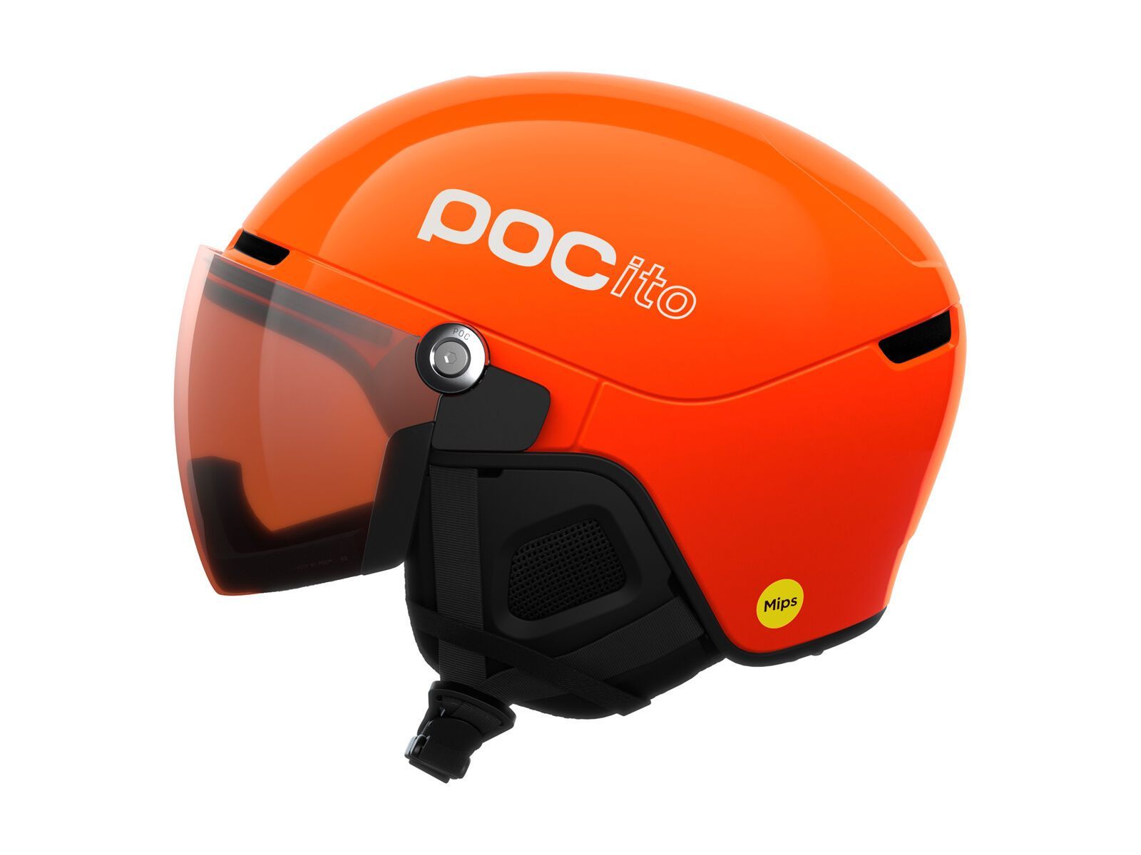 POC POCito Obex Visor, Partly Sunny/Light Orange / fluorescent orange - Bild 1