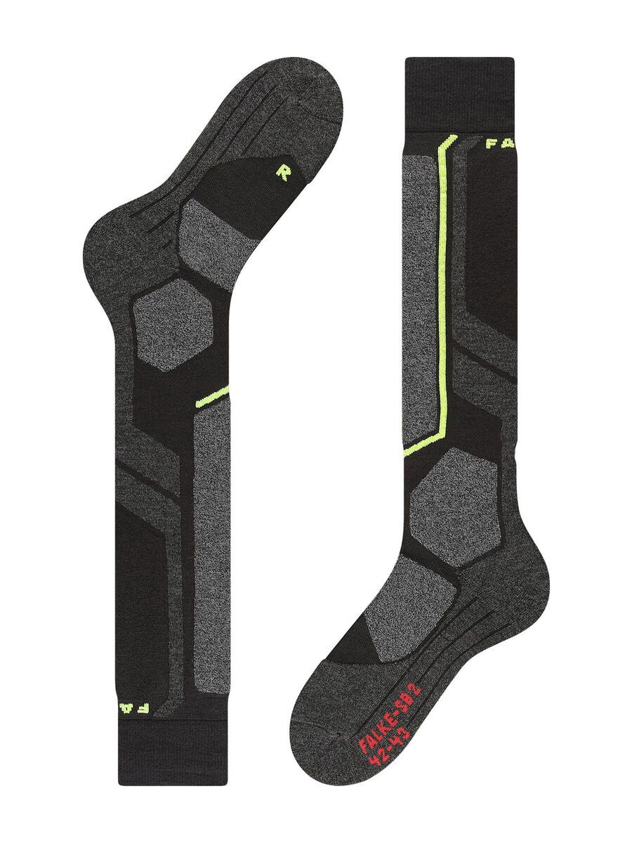 Falke SB2 Unisex Skiing Kniestrümpfe für Snowboarding, black-mix - Bild 4