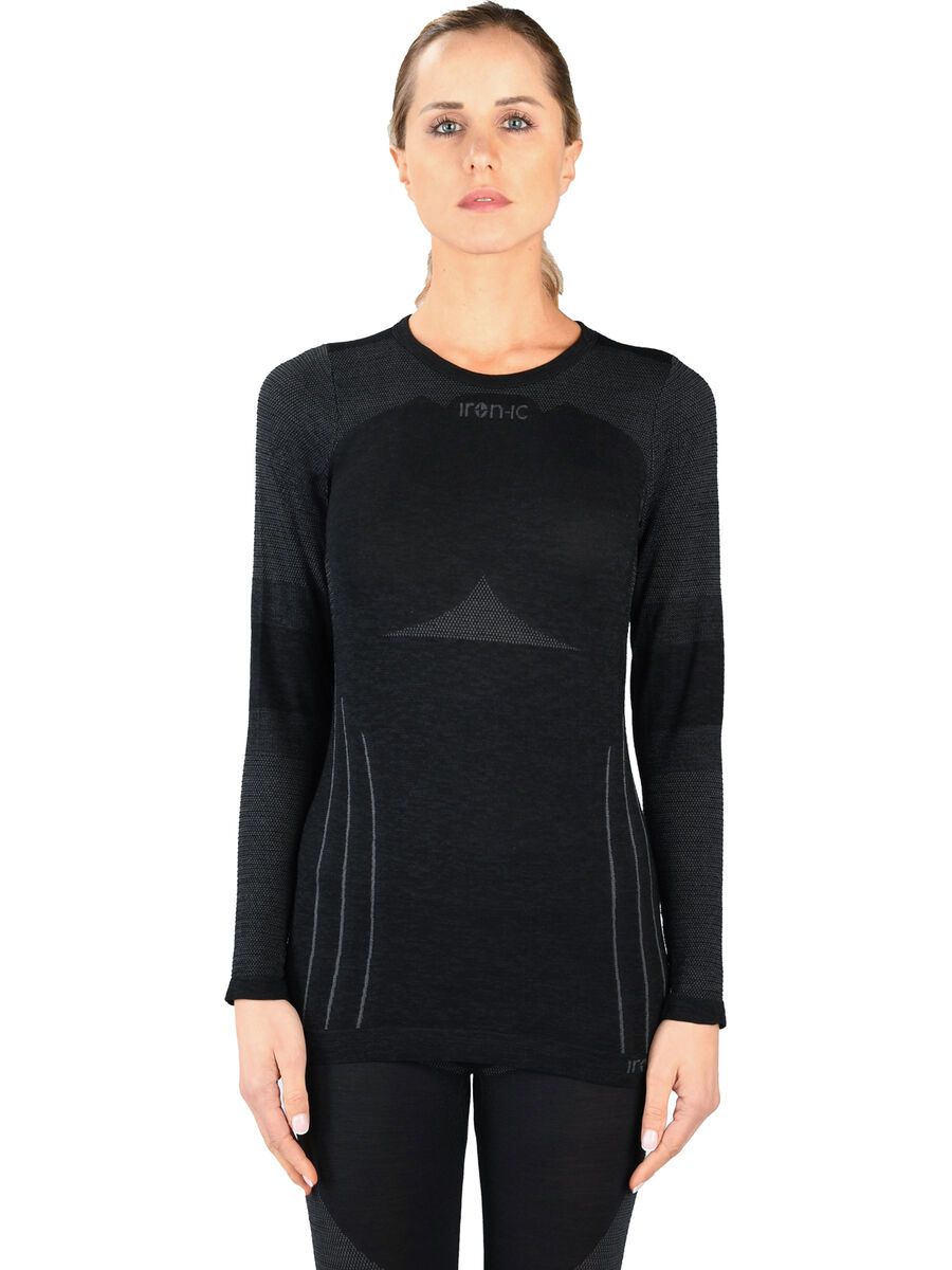 Iron-ic Wool Long-Sleeve T-Shirt Performance - Women, black - Bild 3