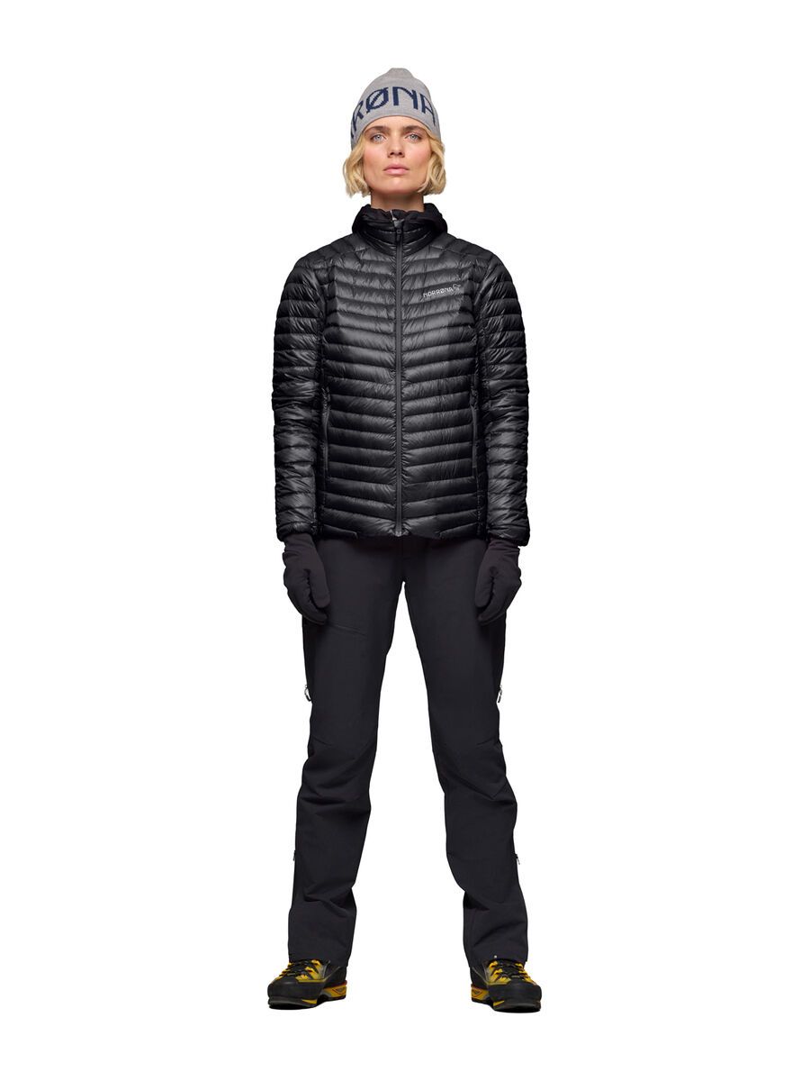 Norrona trollveggen down800 super light Jacket W's, caviar black - Bild 4