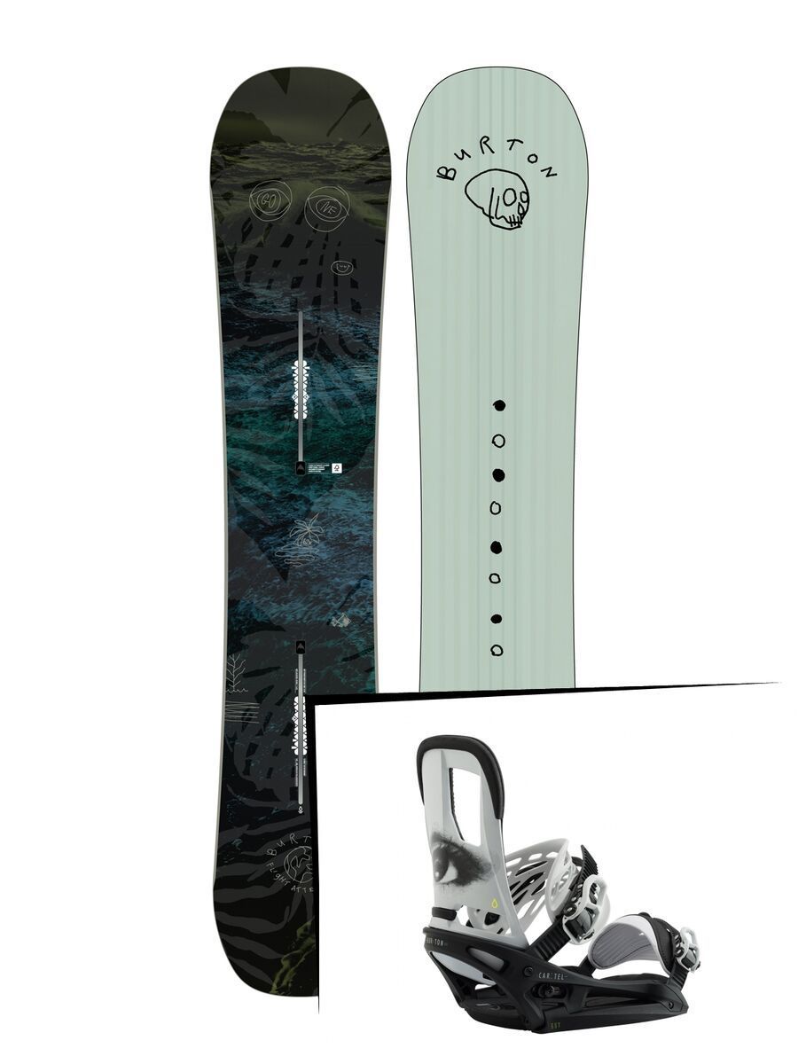 Set: Burton Flight Attendant Wide 2019 + Burton Cartel EST all eyez - Bild 1