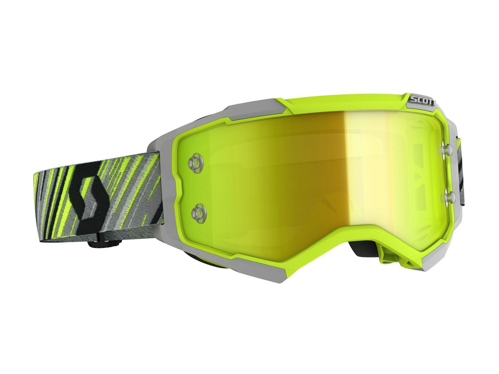 Scott Fury Goggle, yellow/grey/Lens: yellow chrome works - Bild 1
