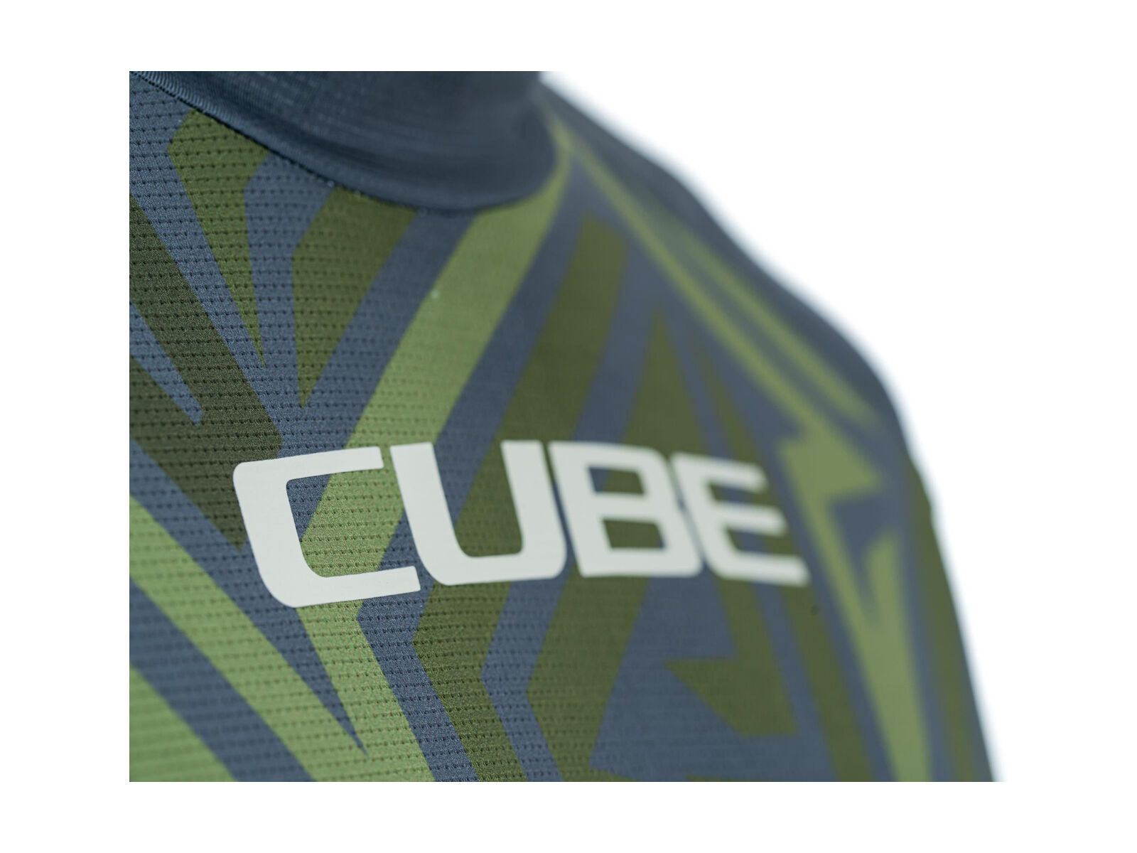 Cube ATX Rundhalstrikot TM langarm, olive´n´grey - Bild 4