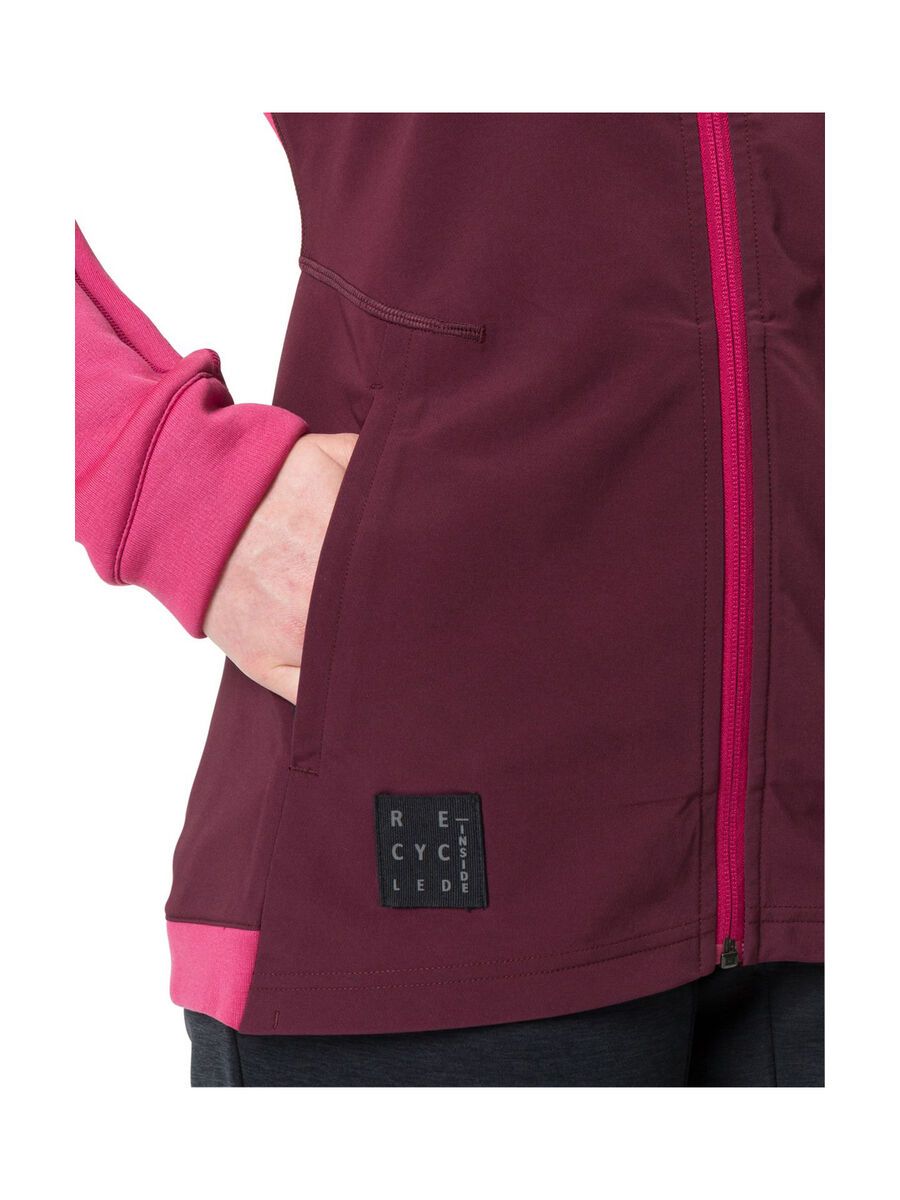 Vaude Women's Tremalzo Hooded Jacket, crimson red - Bild 5