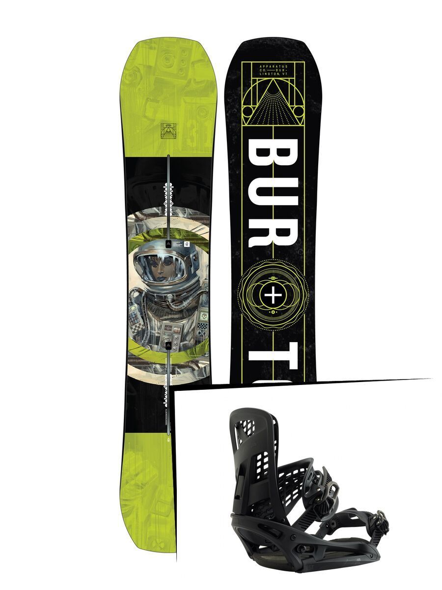 Set: Burton Paramount 2019 + Burton Genesis EST matty black - Bild 1