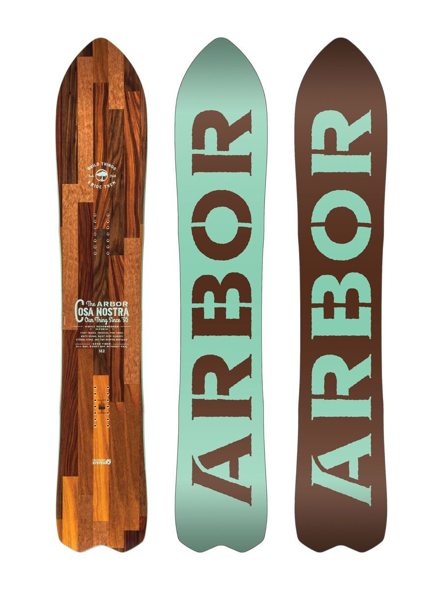 Set: Arbor Cosa Nostra 2017 + Flow NX2 Hybrid 2017, black - Snowboardset - Bild 2