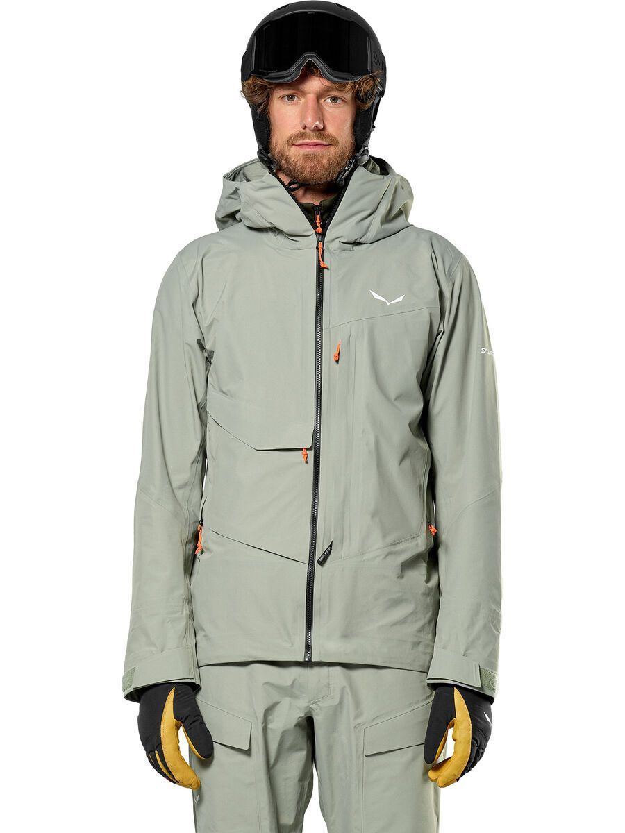 Salewa Sella Free 3 Layers Powertex Jacke Herren, shadow - Bild 3