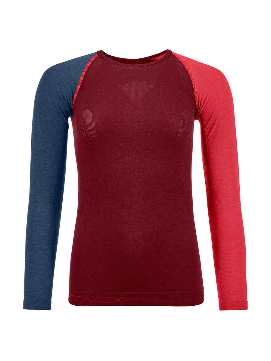 Ortovox 120 Merino Comp Light Long Sleeve W, dark blood - Bild 1