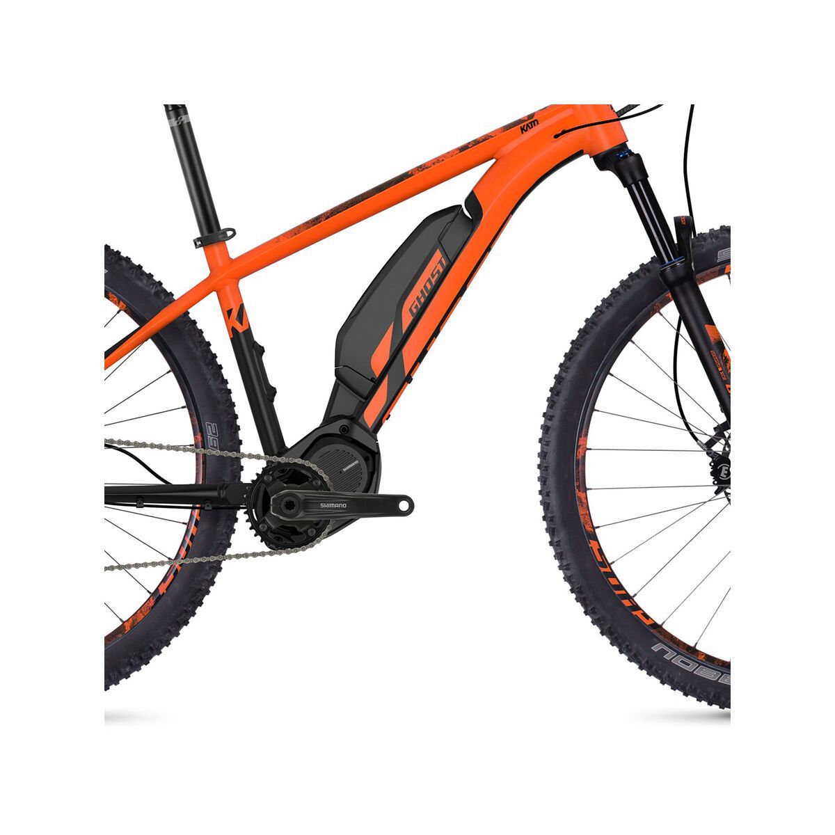 Ghost Hybride Kato S3.9 AL, neon orange/night black - Bild 3