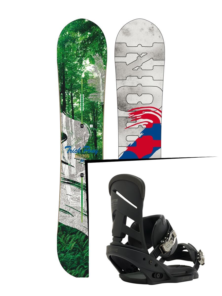 Burton Set: Trick Pony Wide 2016 + Burton Mission EST - Bild 1