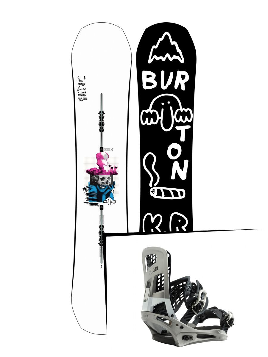 Set: Burton Kilroy Process 2019 + Burton Genesis super silver - Bild 1