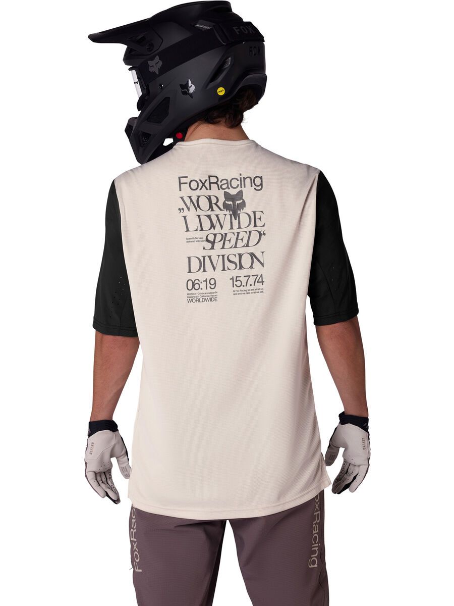 Fox Defend Short Sleeve Jersey Park SE, chalk - Bild 4