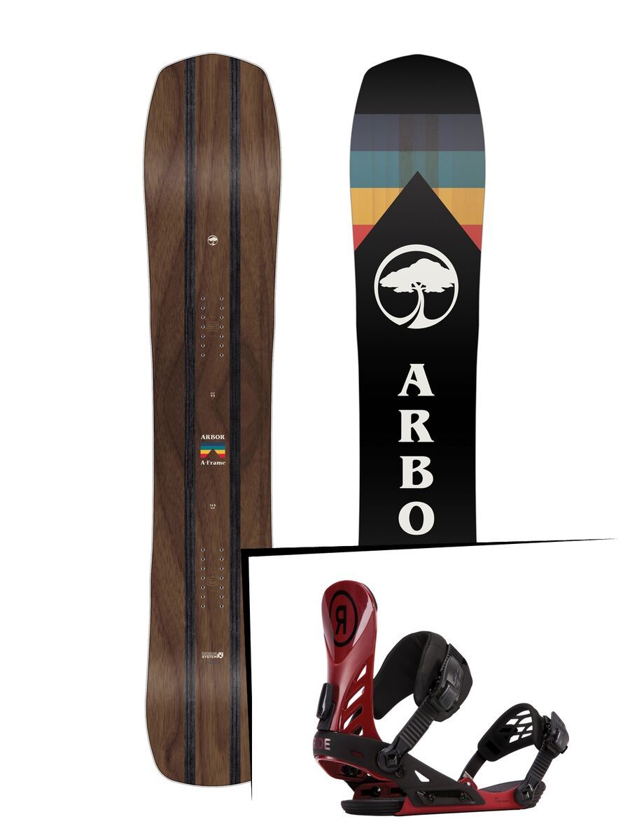 Set: Arbor A-Frame 2019 + Ride EX crimson - Bild 1