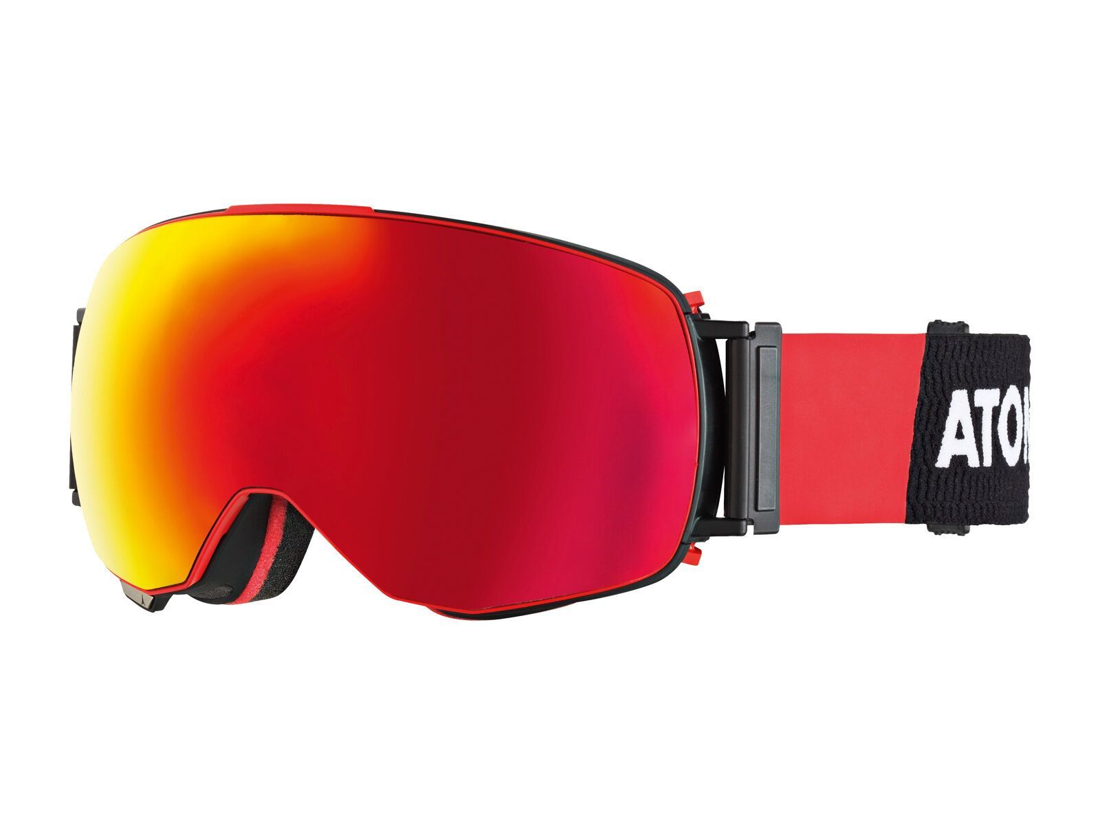 Atomic Revent Q Stereo inkl. Wechselscheibe, black/Lens: red stereo - Bild 1