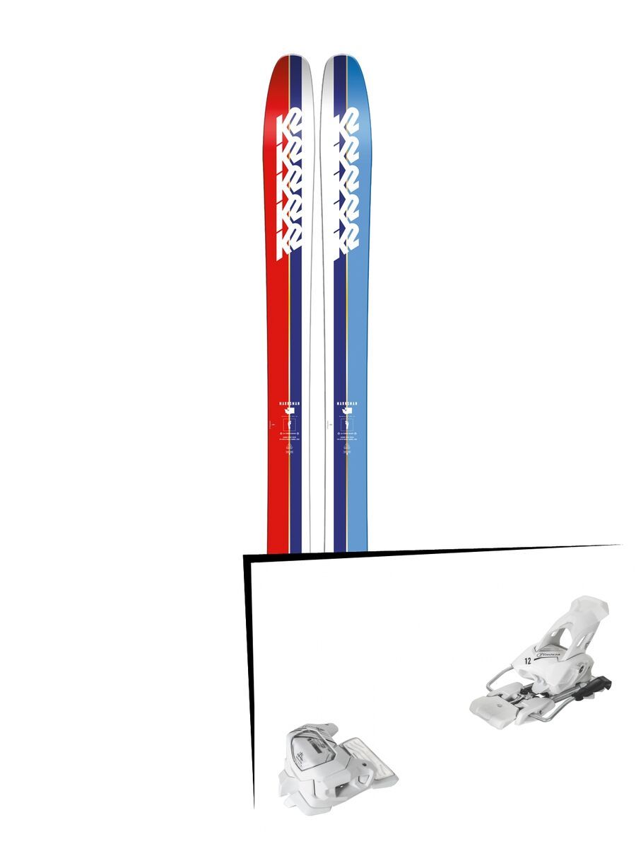 Set: K2 SKI Marksman 2019 + Tyrolia Attack² 12 GW matt white - Bild 1