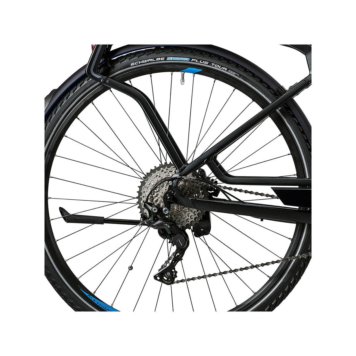 Cube Touring Hybrid EXC 400, black´n´flashblue - Bild 4