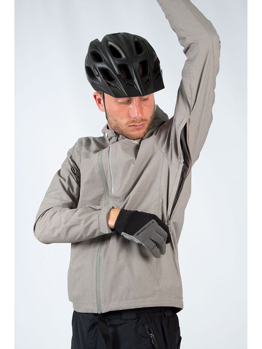 Endura Hummvee Wasserdichte Kapuzenjacke, bottlegrün - Bild 4