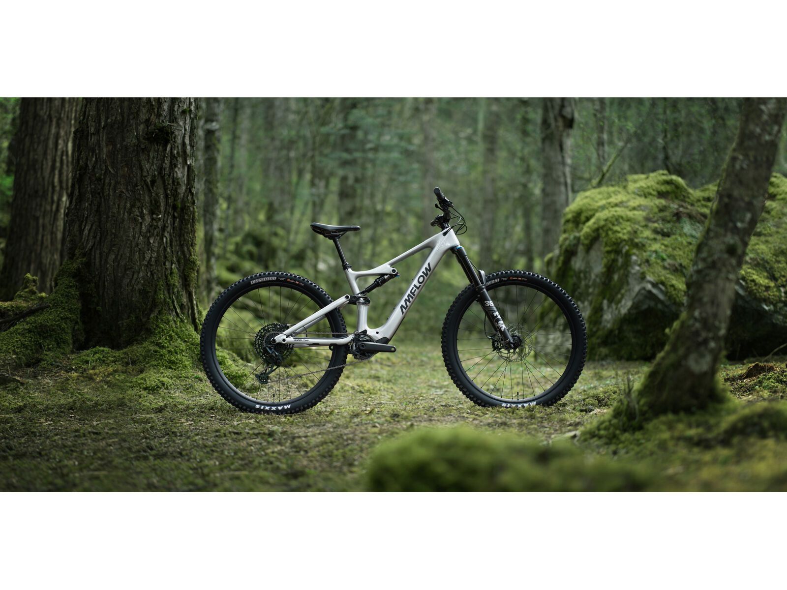 Amflow PL Carbon SRAM GX - 800 Wh, satin silver - Bild 13