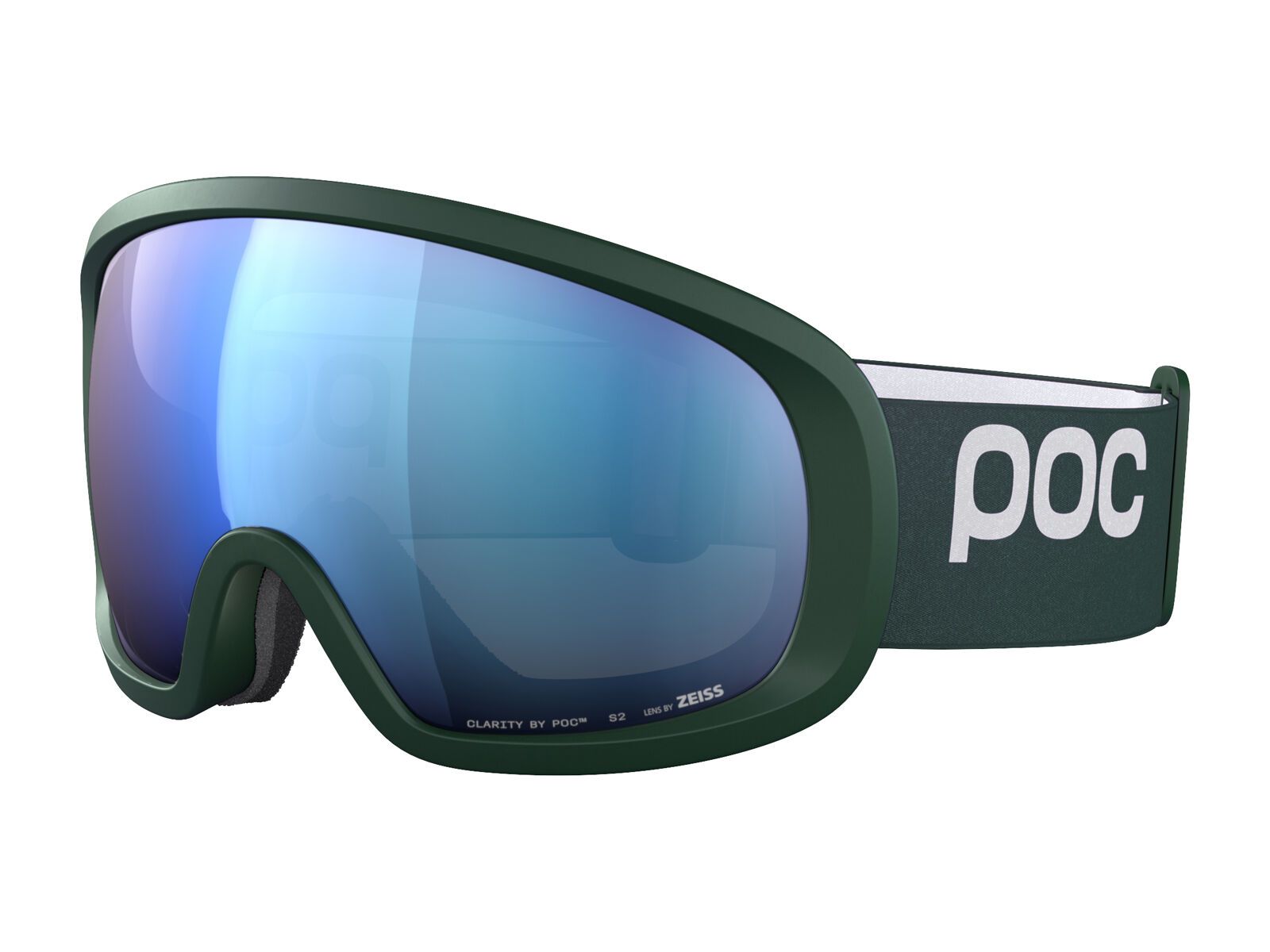 POC Fovea Mid, Clarity Hi. Intense Partly Sunny Blue / pargasite green - Bild 1
