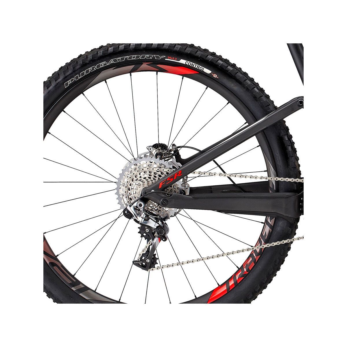 Specialized S-Works Stumpjumper FSR 29, satin/gloss carbon/dirty white/rocket red - Bild 4