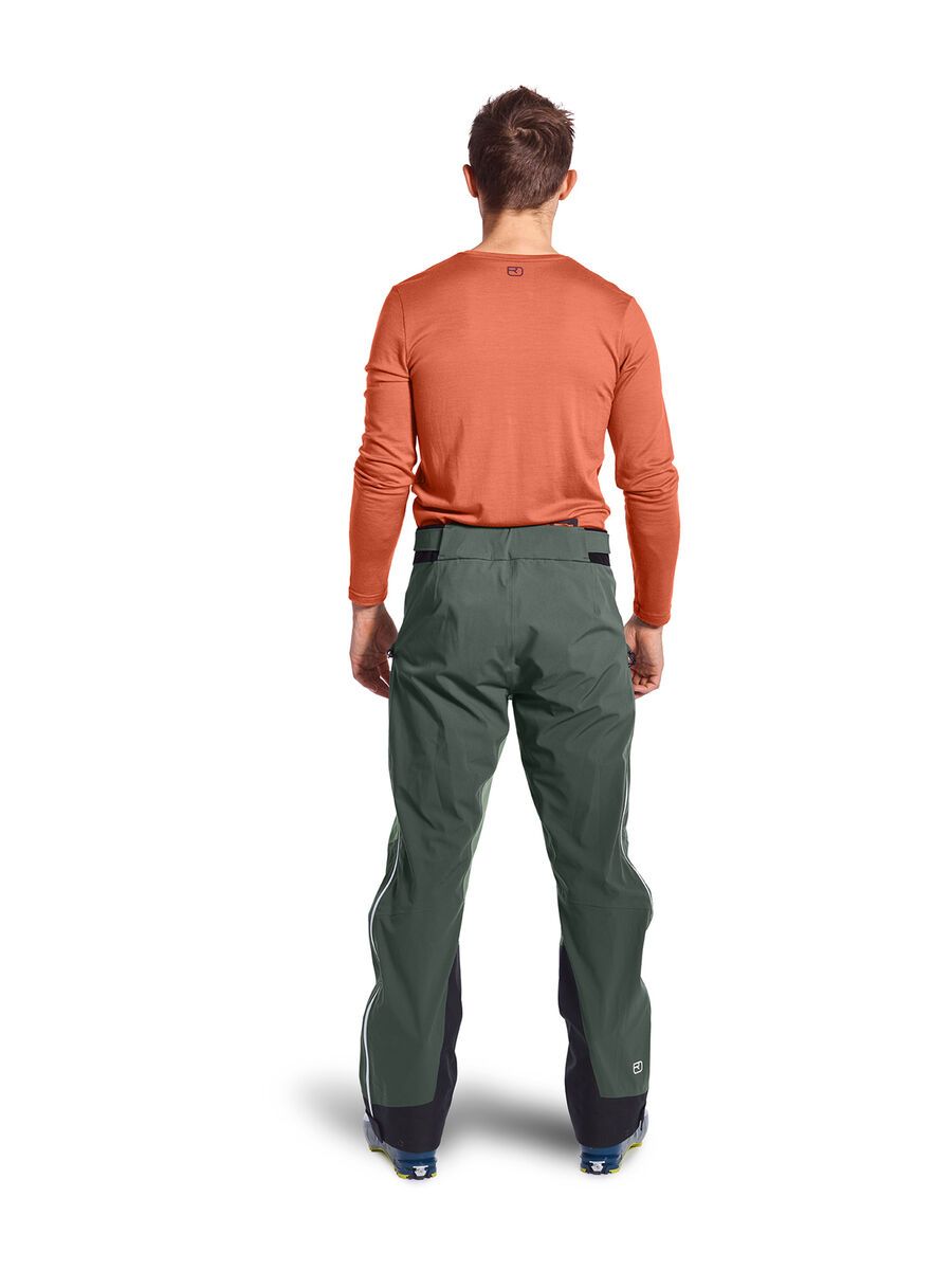 Ortovox 3L Merino Naked Sheep Ortler Pants M, green pine - Bild 5