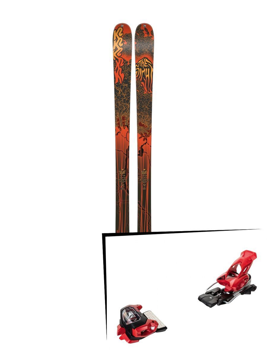Set: K2 SKI Sight 2019 + Tyrolia Attack² 18 X GW red - Bild 1