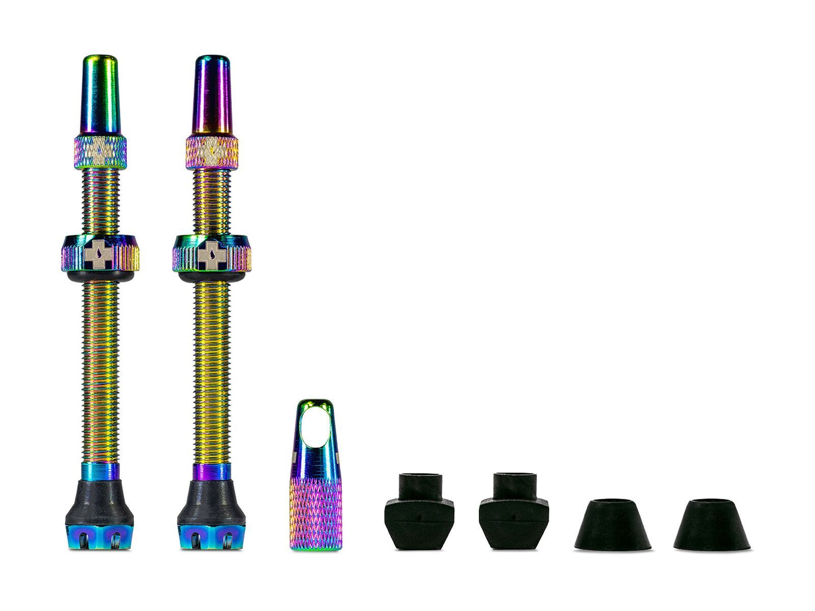 Muc-Off Tubeless Valves V2 - 60 mm, Iridescent - Bild 1