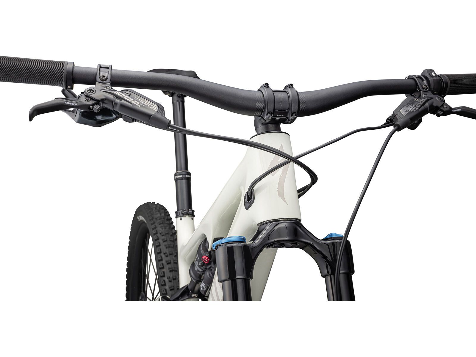 Specialized Turbo Levo SL Comp Carbon, birch/white mountains - Bild 5