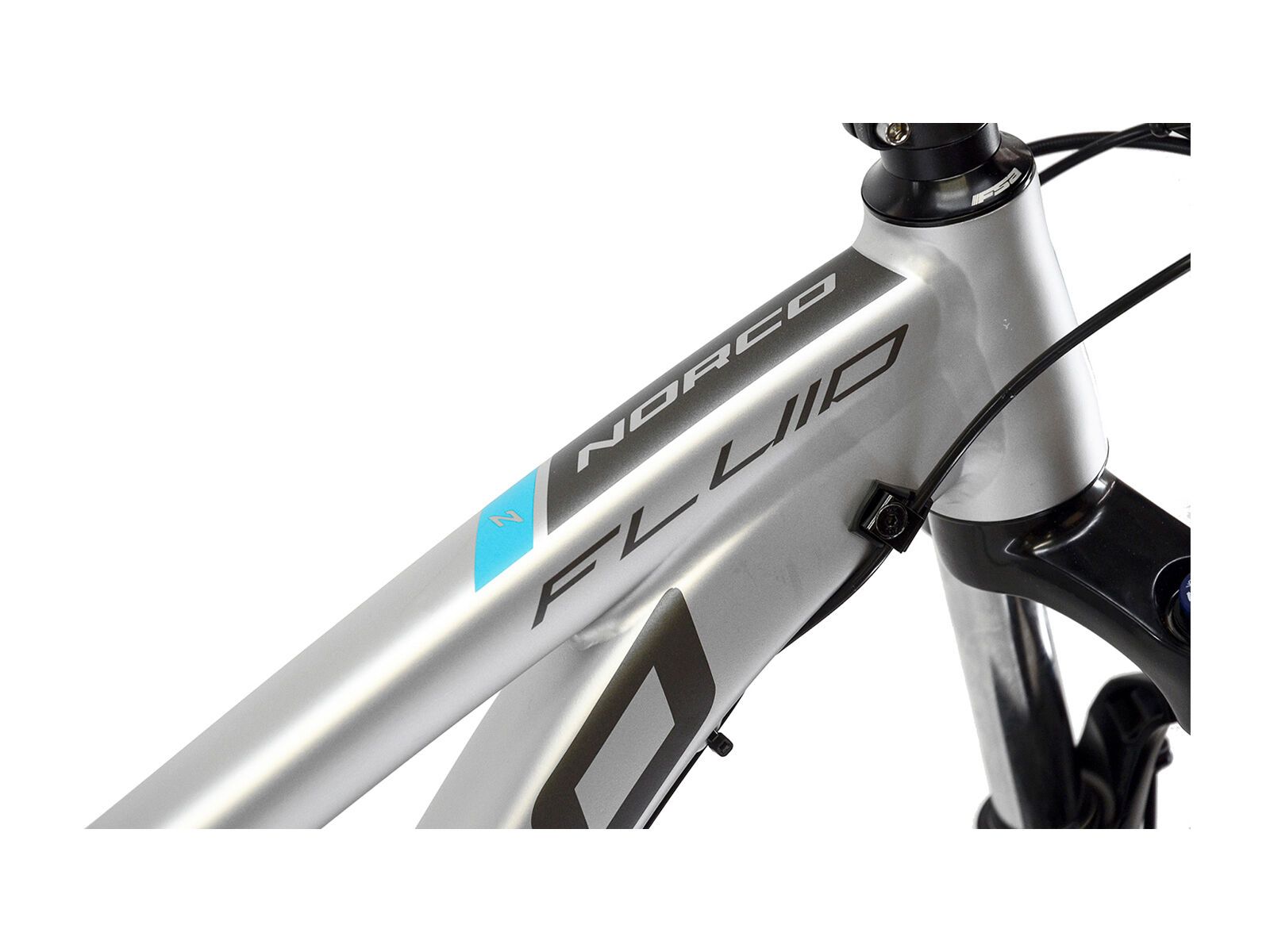 Norco Fluid FS 2 Plus, silver/black/teal - Bild 2