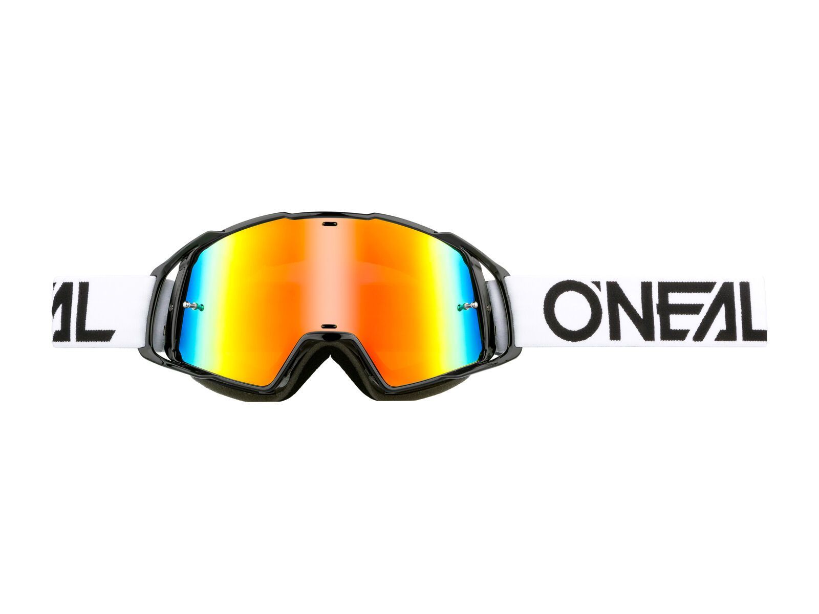 ONeal B-20 Goggle Flat, black/white/Lens: radium red - Bild 1