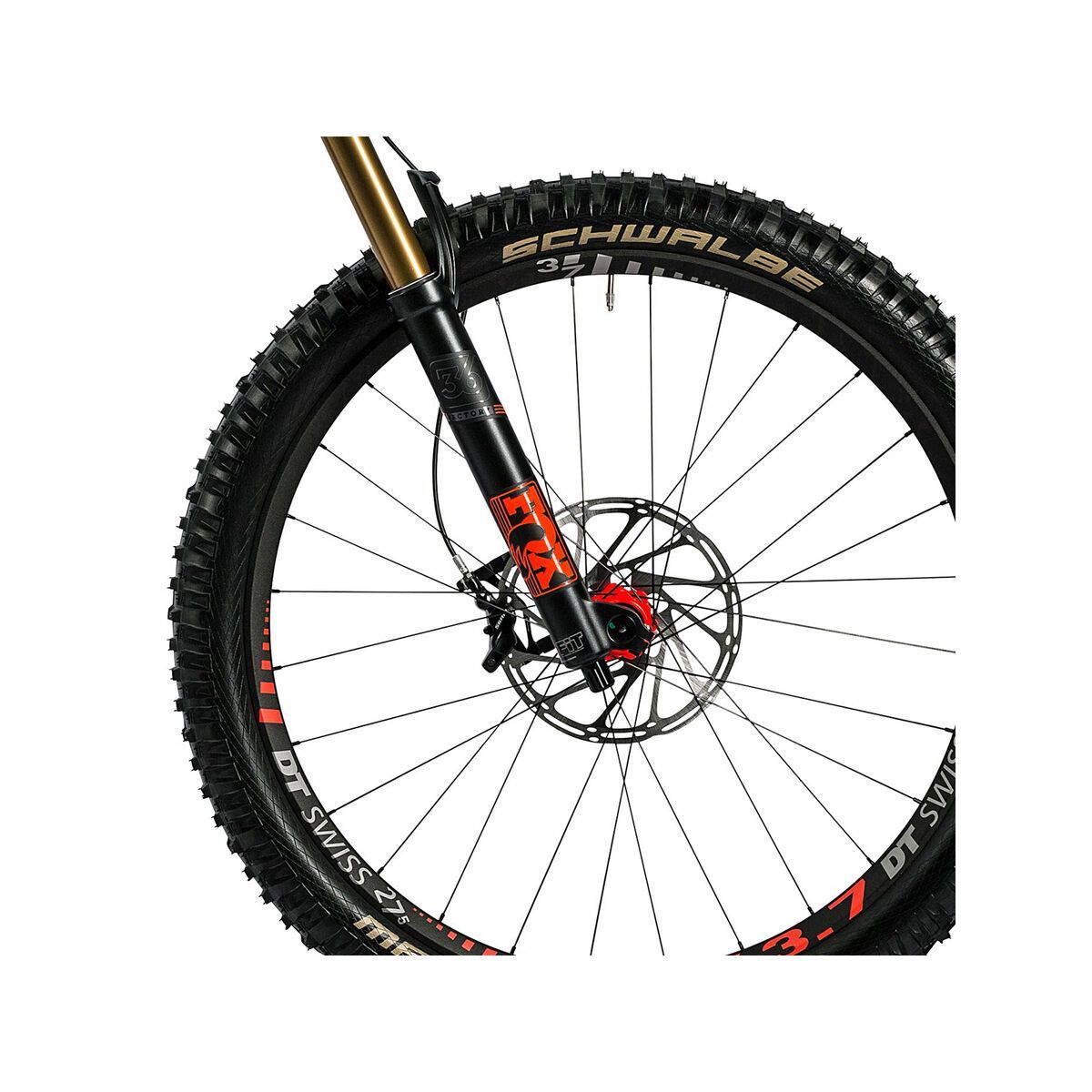 Cube Fritzz 180 HPA SL 27.5, metal´n´flashred - Bild 2