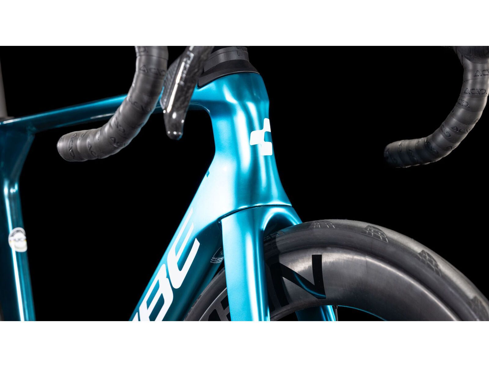 Cube Litening Aero C:68X SLX, chromeblue´n´liquidblue - Bild 6