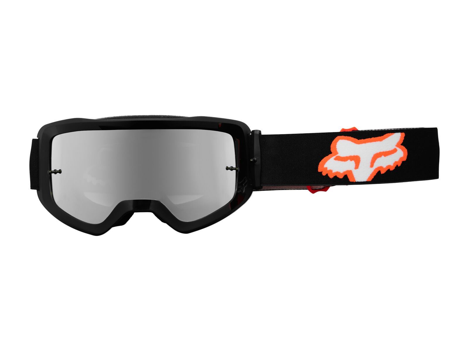 Fox Youth Main Stray Goggle - Light Grey, orange/white - Bild 1