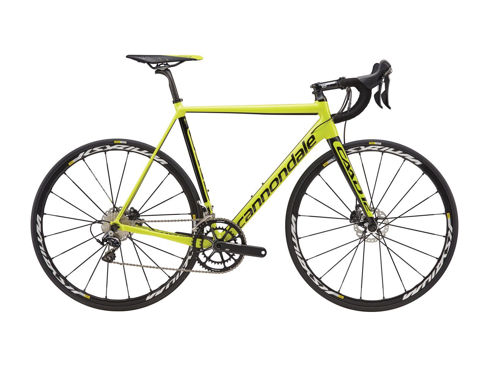 Cannondale CAAD12 Disc Dura Ace, neon spring w/ jet black, gloss - Bild 1