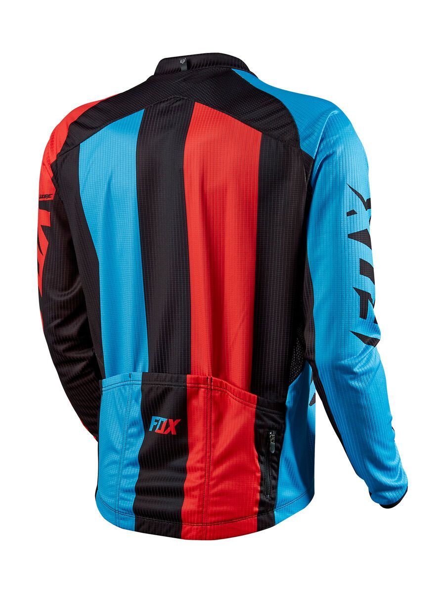 Fox Livewire Race LS Jersey, Blue/Red - Bild 2