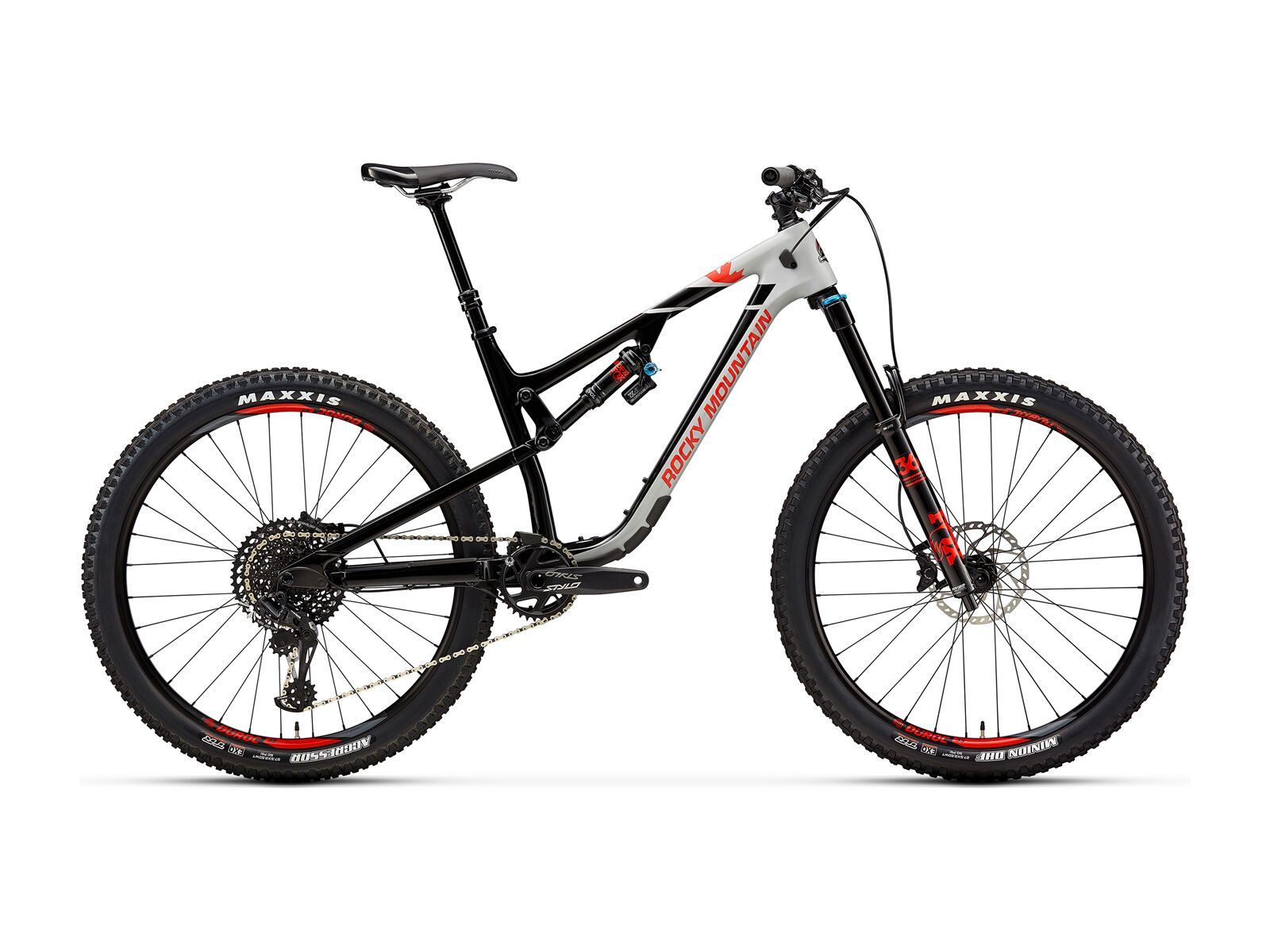 Rocky Mountain Altitude Carbon 50, fox racing grey/black in black/flaming lips - Bild 1