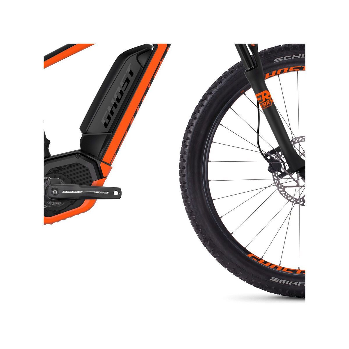 Ghost Hybride Teru B2.7+ W AL, night black/neon orange - Bild 3