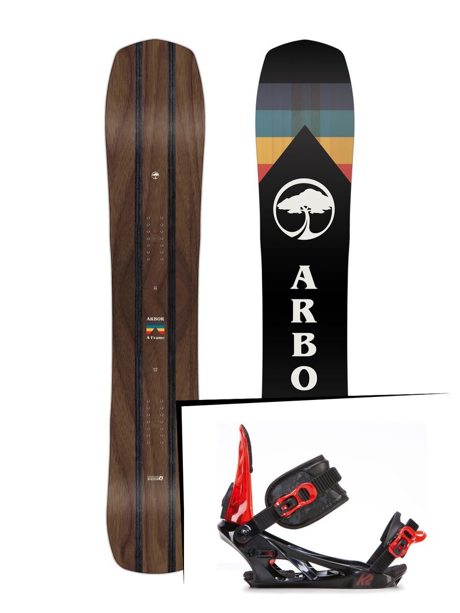 Set: Arbor A-Frame 2019 + K2 Vandal black - Bild 1