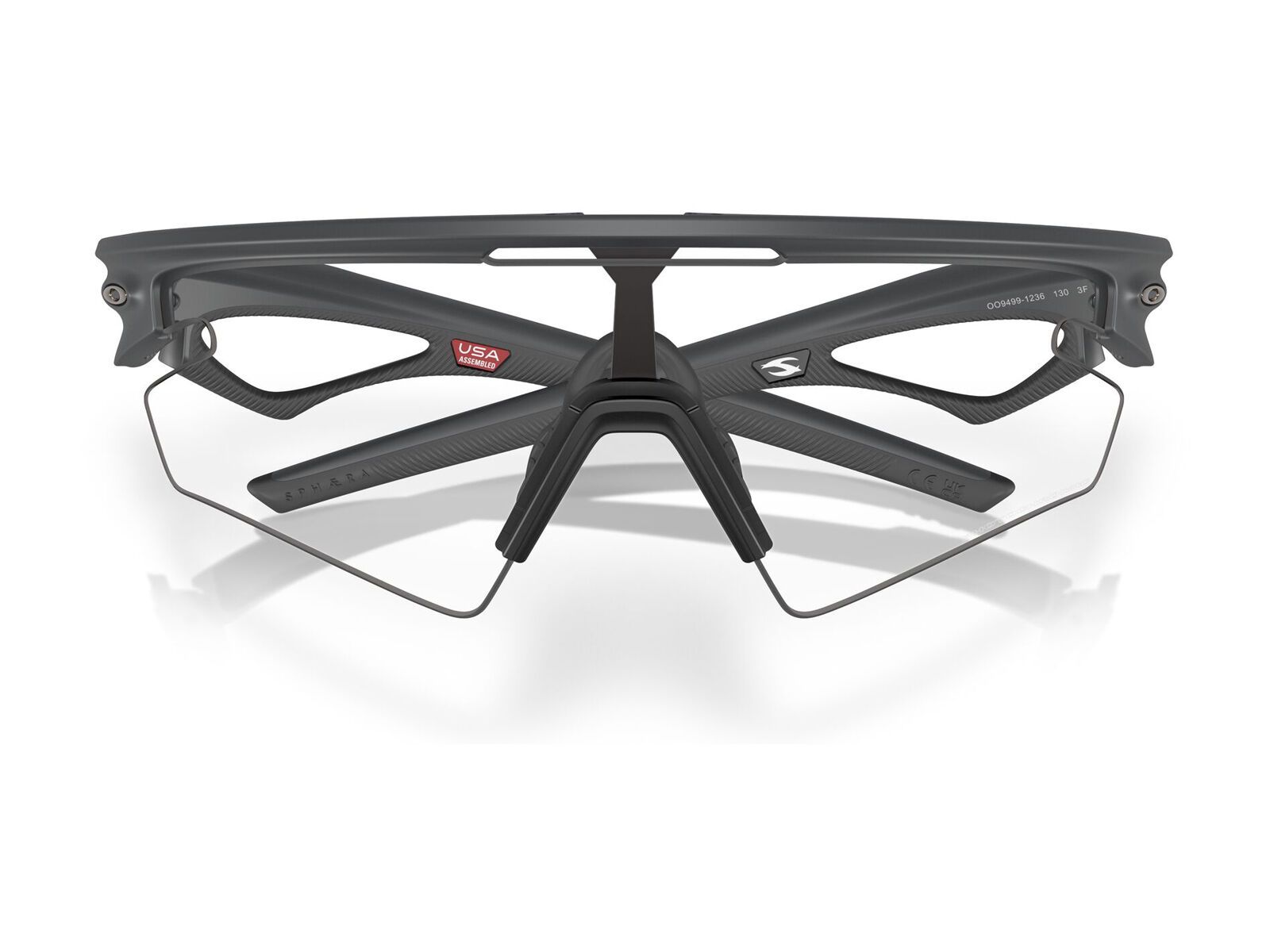 Oakley Sphaera Slash, Clear To Black Iridium Photochromic / carbon - Bild 10