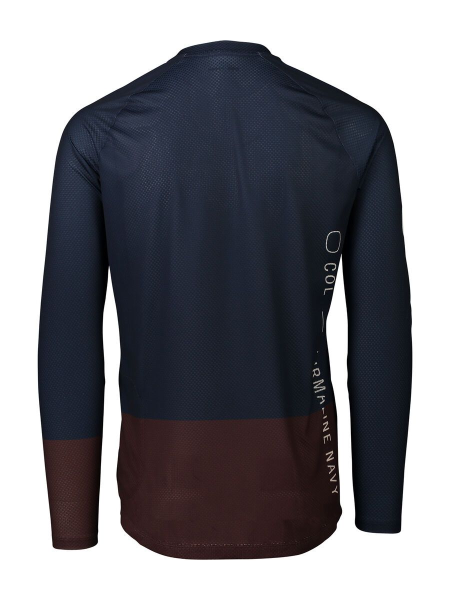 POC MTB Pure LS Jersey, turmaline navy/axinite brown - Bild 2