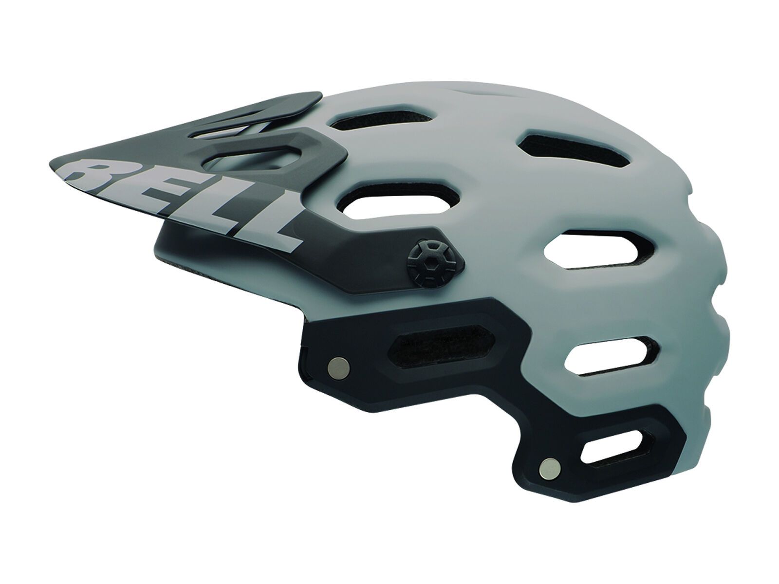 Bell Super 2, matte grey/blue - Bild 1