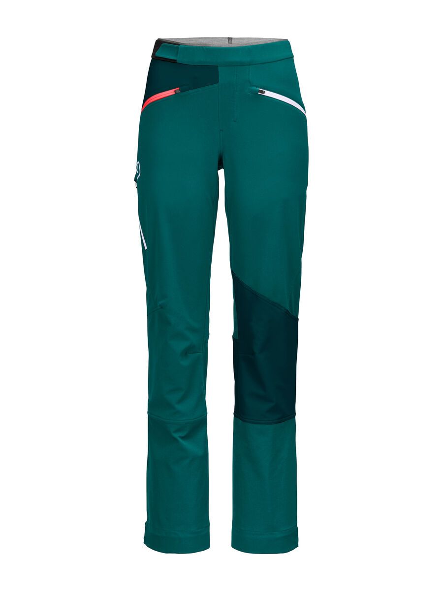 Ortovox Merino Naturtec Light Col Becchei Pants W, pacific green - Bild 1